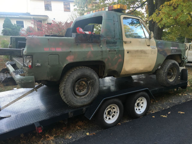 1980 Chevrolet Blazer MILITARY TOW WRECKER RAT RODS - photo 9