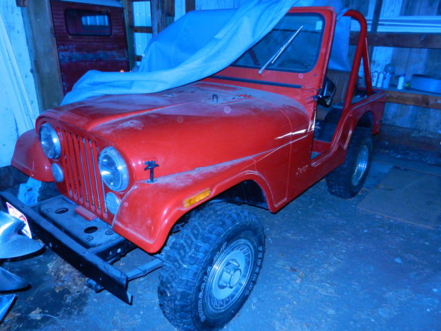 1980 CJ5 4 X 4 RED PAINT 90% RESTORED IN GOOD WORKING ORDER CLEAR TITLE 46K MILE 1980 Jeep CJ