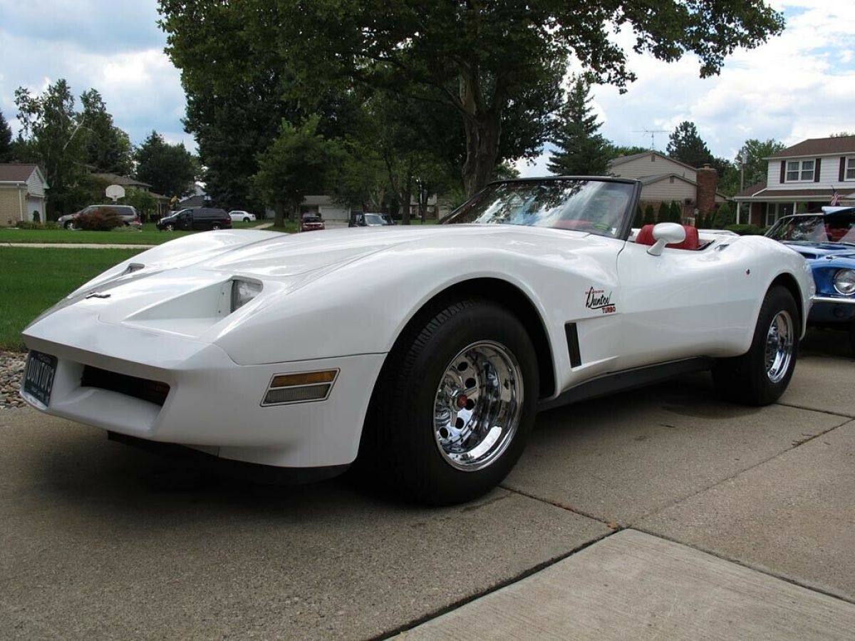 1980 Corvette "Duntov" Turbo Convertible (#3 of 10 in 1980) White/Red 1980 Chevrolet Corvette