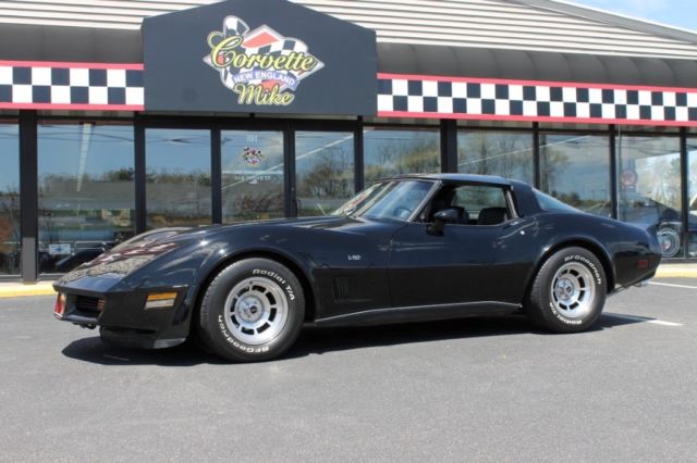 1980 Corvette L82 Black/Black 1980 Chevrolet Corvette