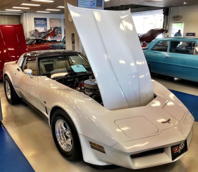 1980 Corvette L82 C3 Coupe White with Tan interior in Excellent Condition 1980 Chevrolet Corvette L-82
