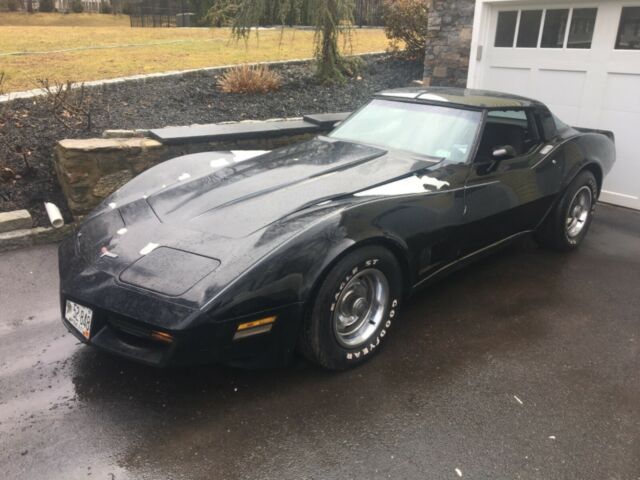 1980 Corvette Project Restoration Black black glass T tops 1980 Chevrolet Corvette