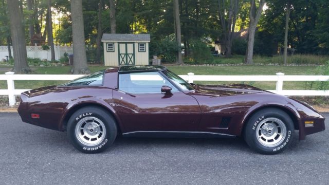 1980 Corvette. Rare code 76 Dark Claret Metallic 1980 Chevrolet Corvette