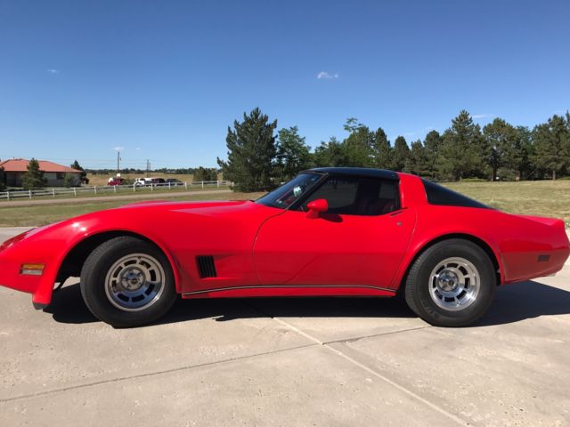 1980 Corvette Stunning Paint Red / Red 1980 Chevrolet Corvette Red