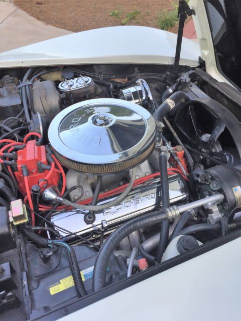 1980 corvette totally rebuilt, 350 4bbl, t tops, new interior, pearl white 1980 Chevrolet Corvette