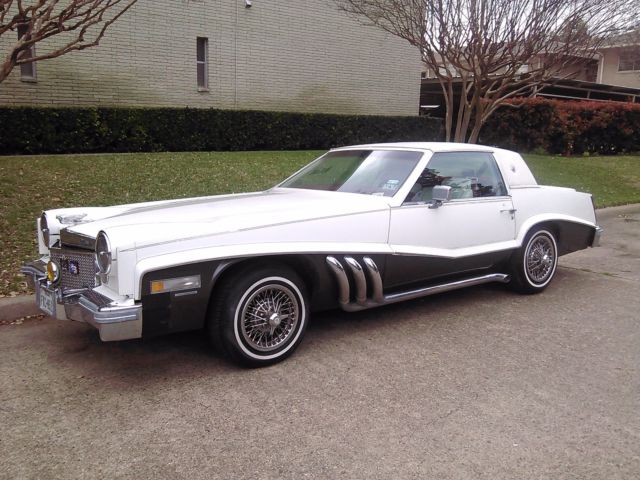 1980 Custom Built White Cadillac Eldorado built by William M. Schmitt 1980 Cadillac Eldorado Custom Built