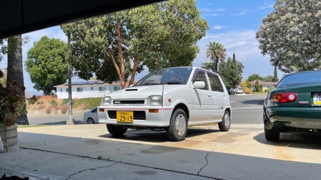 1980 Daihatsu Mira Hatchback White FWD Manual J-Turbo 1980 Daihatsu Mira J-Turbo