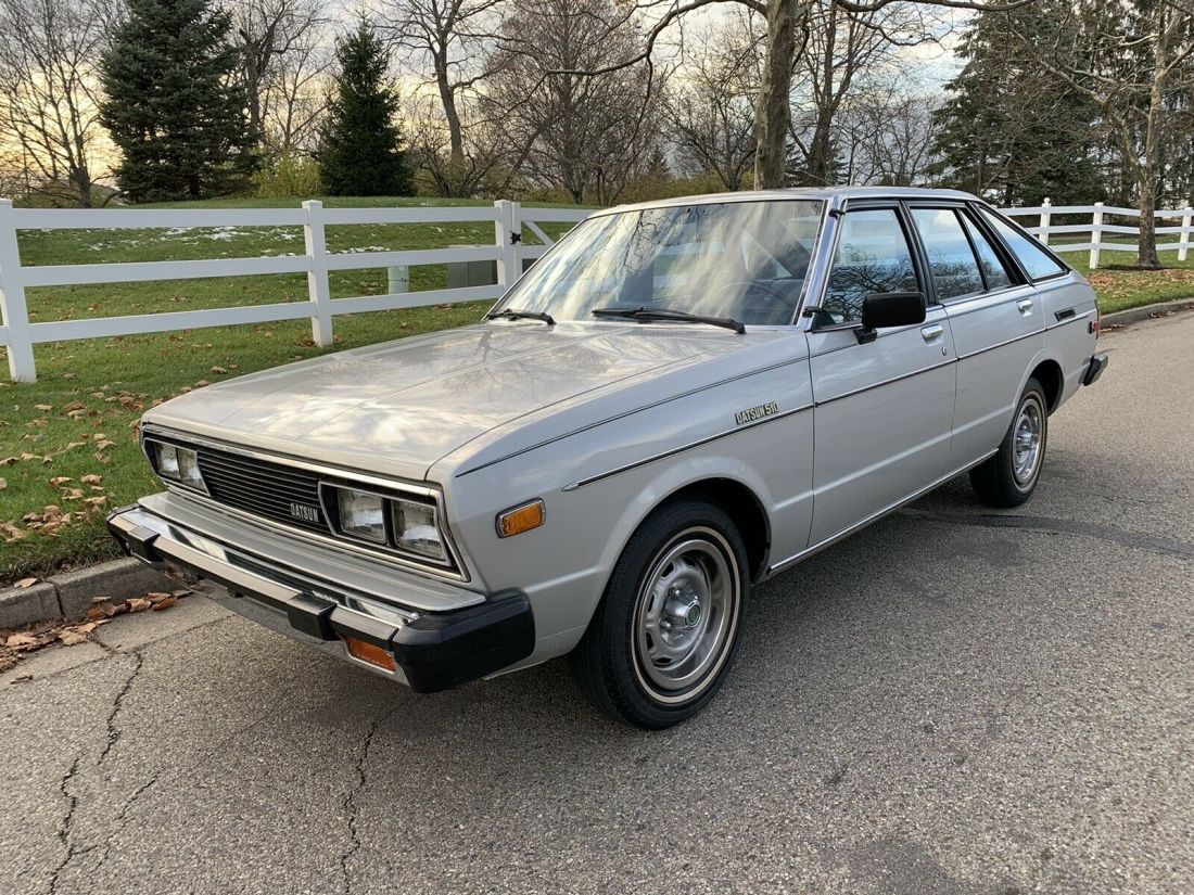 1980 Datsun 510 Hatchback SILVER RWD Automatic 510 1980 Datsun 510 510