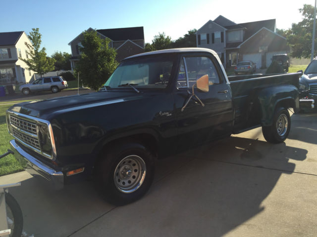 1980 DODGE D-150 LONG BED STEP SIDE (COUSTOM SPORTSMAN)) 1980 Dodge Other Pickups CONVENTIONAL CAB WITH UTLINE BOX