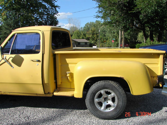 1980 Dodge D150 Stepside 1980 Dodge Other Pickups Stepside