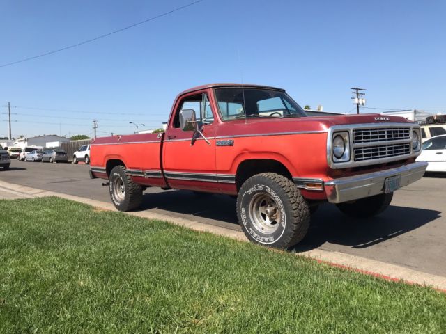 1980 Dodge Power Wagon 360 4x4 tilt, cruise, dual tanks, A/C,rust free survivor 1980 Dodge Power Wagon