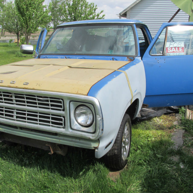 1980 DODGE STEPSIDE PICKUP PROJECT 4X4 360CI CLEAR ILLINOIS TITLE WARLOCK? used 1980 Dodge Other Pickups