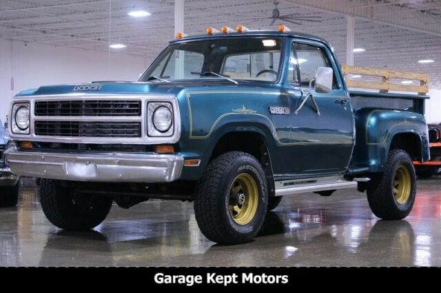 1980 Dodge Warlock Power Wagon 4x4 Teal Green Sunfire Pickup Truck 360 V8 27603 1980 Dodge Other Pickups Power Wagon 4x4