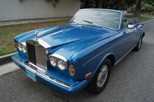 1980 Rolls-Royce Corniche LE MANS BLUE WITH DARK BLUE LEATHER