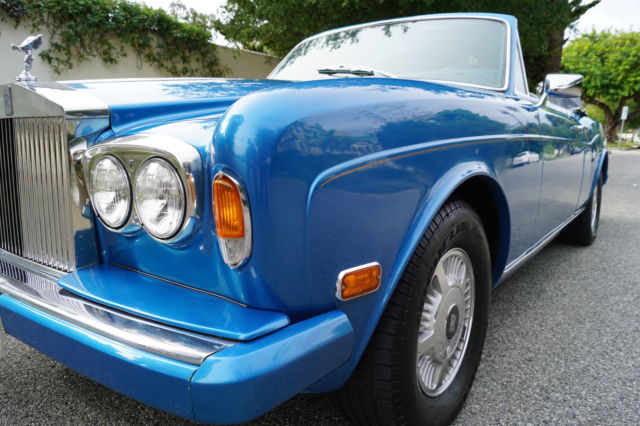 1980 Rolls-Royce Corniche LE MANS BLUE WITH DARK BLUE LEATHER - photo 4