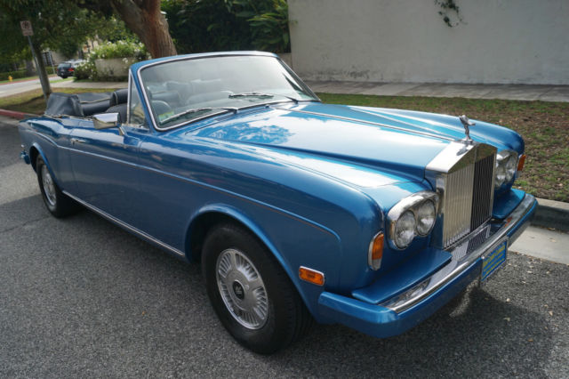 1980 Rolls-Royce Corniche LE MANS BLUE WITH DARK BLUE LEATHER - photo 5