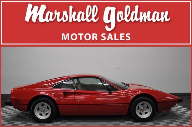 1980 FERRARI 308GTB ROSSO CORSA RED TAN BOOKS TOOLS SERVICE 11/15 39700 MILES 1980 Ferrari 308