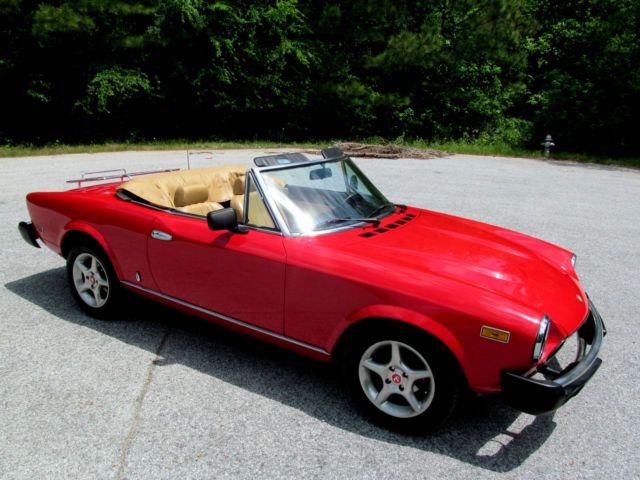 1980 Fiat 124 2000 Spider