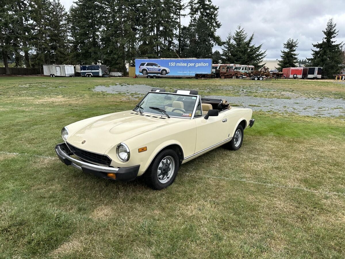 1980 Fiat 124 Convertible for sale! 1980 Fiat 124 Convertible