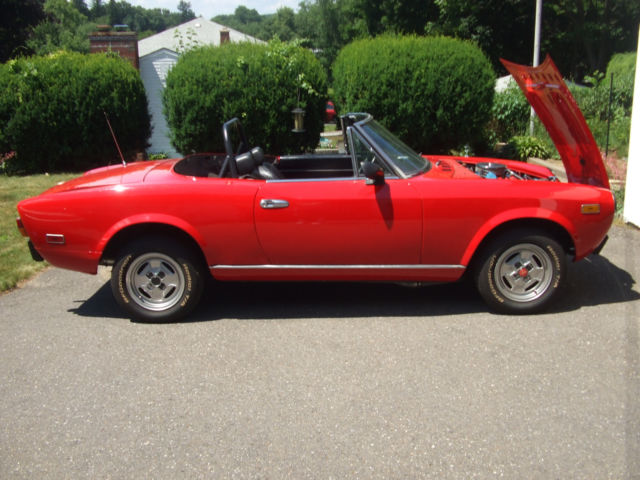 1980 FIAT 124 SPIDER 2000 1980 Fiat 124 Spider