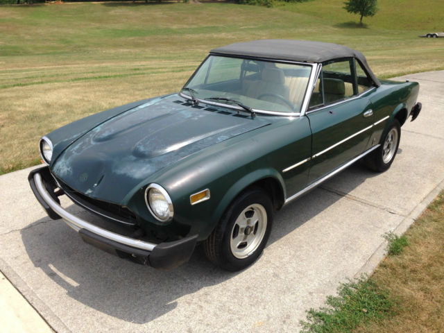 1980 Fiat 2000 Spider manual transmission Upgraded to Turbo Spider southern car 1980 Fiat FIAT 2000 FUEL INJECTED