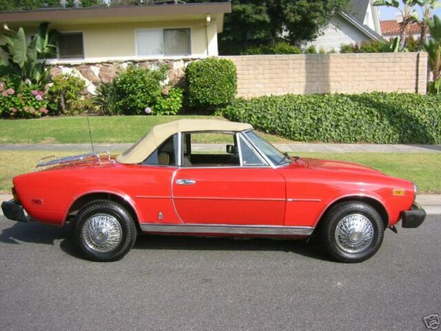 1980 Fiat 124 Spider