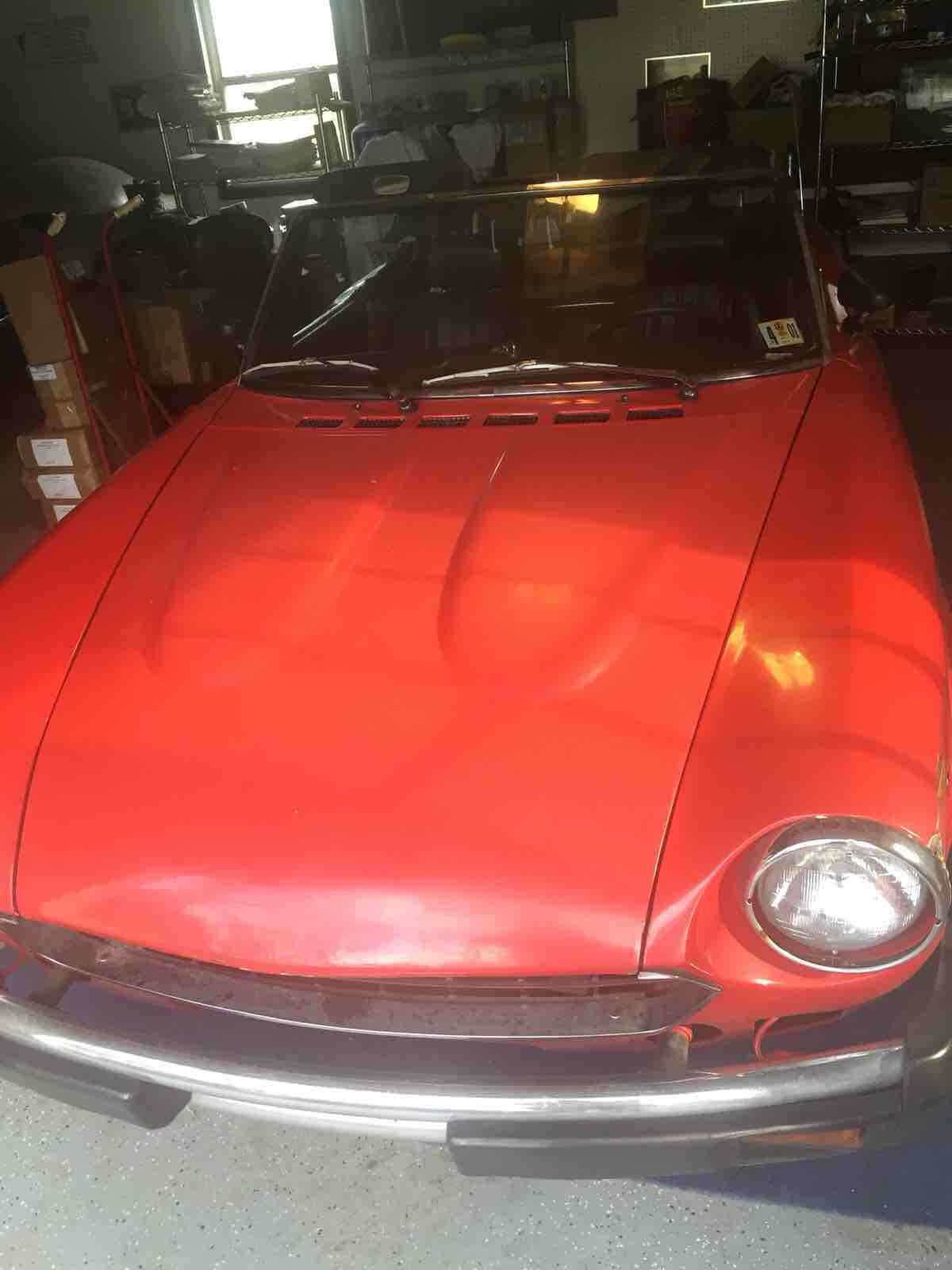 1980 Fiat Spider 2000 Convertible Red RWD Manual 1980 Fiat Spider 2000