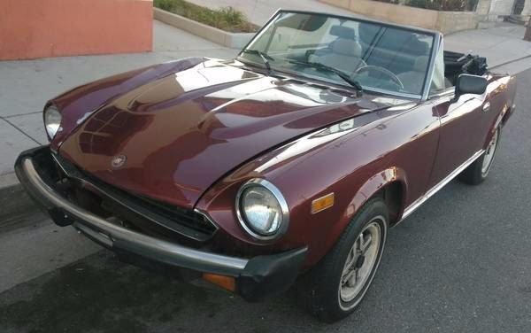 1980 FIAT SPIDER 2000! RESTORATION OR PARTS! 1980 Fiat 124 Spider Convertible