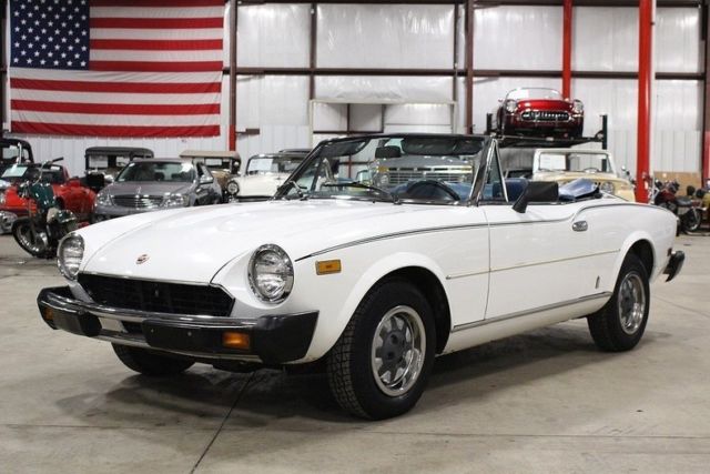 1980 Fiat Spider 46428 Miles White Convertible 2.0 Liter 5 Speed Manual 1980 Fiat Spider --