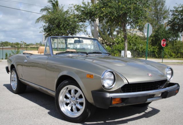1980 FIAT SPIDER CONVERTIBLE, 4 Cyl, 5-SPD MANUAL, RWD, EXTRA CLEAN, NO RESERVE 1980 Fiat Other Coupe 2-Doors
