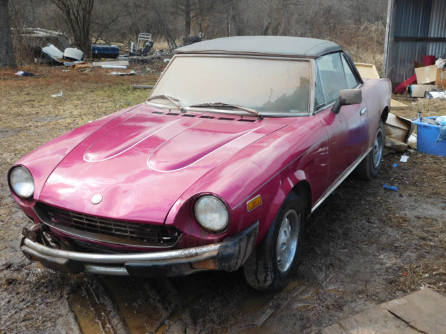 1980 Fiat Spider Pinninfarina 2000 - Not Running - Walkaround Video in Listing 1980 Fiat spyder pininfarina