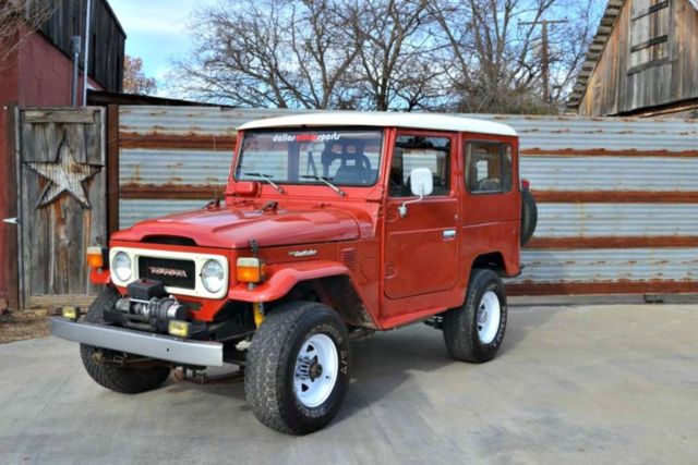 1980 FJ40, Freeborn Red, Records, Doctor owned and daily driven 1980 Toyota Land Cruiser Land Cruiser