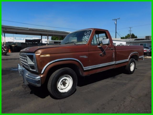 1980 Ford F-150 Ranger 6-Cylinder Manual NO RESERVE 1980 Ford F-150