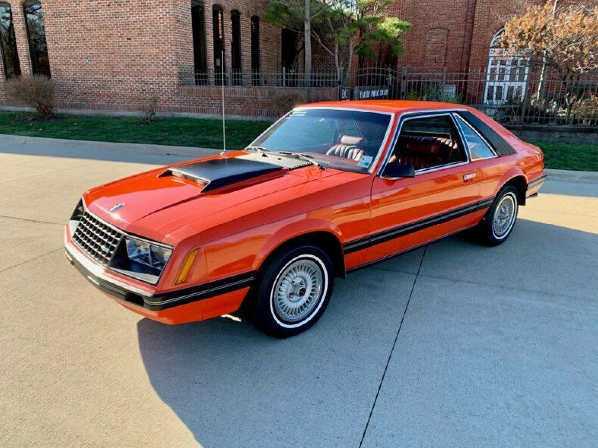 1980 Ford Mustang Orange Hatchback 2.3L 4cyl Automatic 1980 Ford Mustang