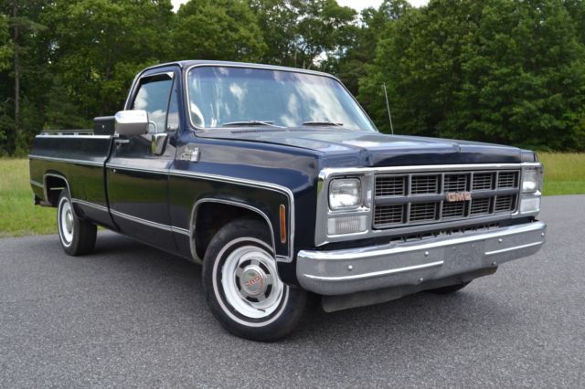 1980 GMC Sierra 15 Classic Diesel 65,107 Miles Blue Pickup Truck V8 5.7L Automat 1980 GMC Sierra 15 Classic Diesel