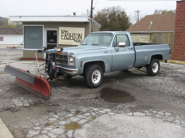 1980 GMC SIERRA CLASSIC 2400 PICKUP 4 X 4 BOSS SNOWPLOW TOMMY LIFTGATE CHEVY 1980 GMC Other