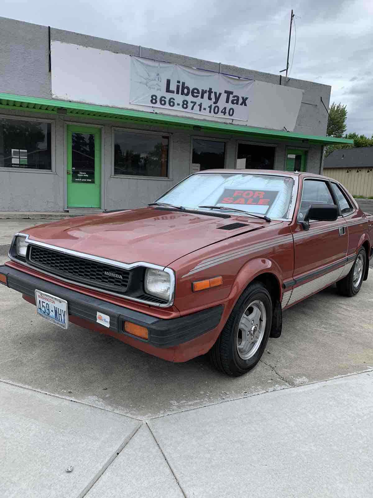 1980 Honda Prelude 1.8 Sedan Red FWD Automatic 1980 Honda Prelude 1.8