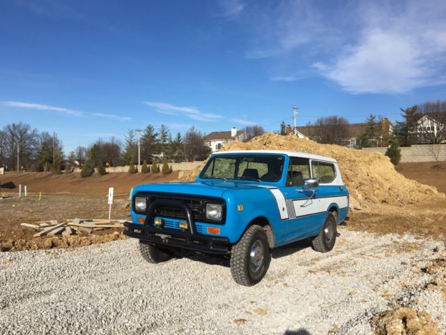1980 International Harvester Scout II Barn Find 1980 International Harvester Scout Rallye