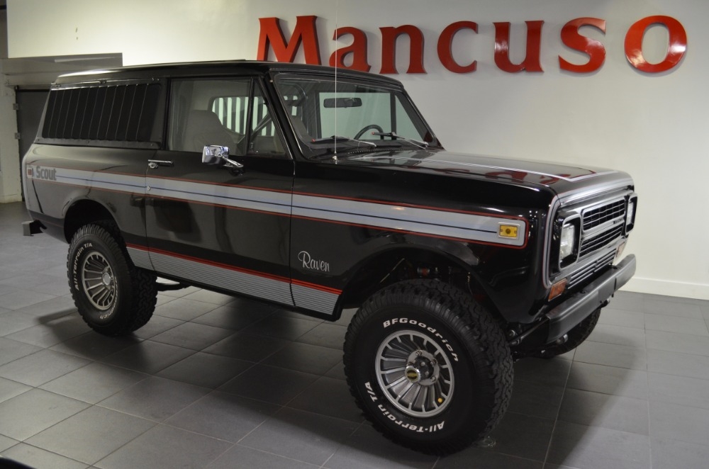 1980 International-Harvester Scout II Raven CVI 34485 Miles Black SUV 345 CID Au 1980 International-Harvester Scout II Raven CVI