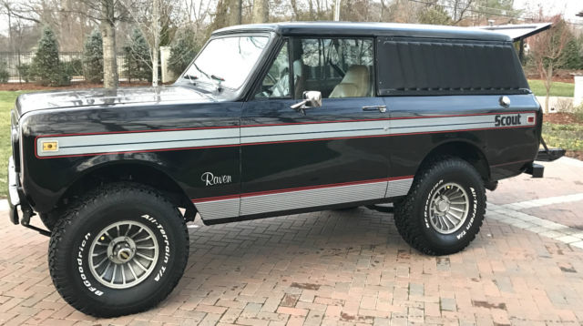 1980 International IH Scout II - Incredibly Rare CVI Raven Edition!! 1980 International Harvester Scout Scout II Raven Edition