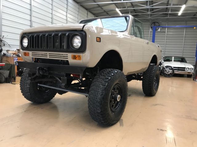 1980 International Scout 2 frame Off Restoration Painted 2017 Toyota Desert tan 1980 International Harvester Scout
