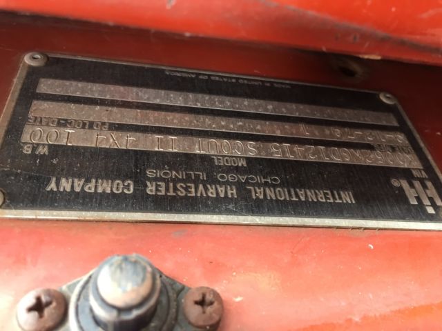 1980 International Harvester Scout unknown - photo 8