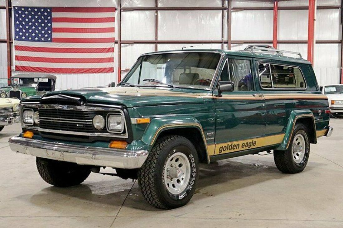 1980 Jeep Cherokee Golden Eagle 76555 Miles Spruce Tip Green SUV Inline 6-Cylind 1980 Jeep Cherokee Golden Eagle