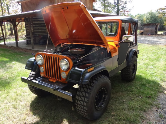 1980 Jeep CJ - 4X4 - great cond. custom orange/black LOW MILES 1980 Jeep CJ