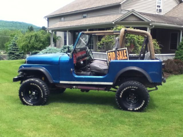 1980 Jeep CJ Chevy powered CJ-7 350 305 4x4 Fuel Injected V8 fiberglass tub 1980 Jeep CJ