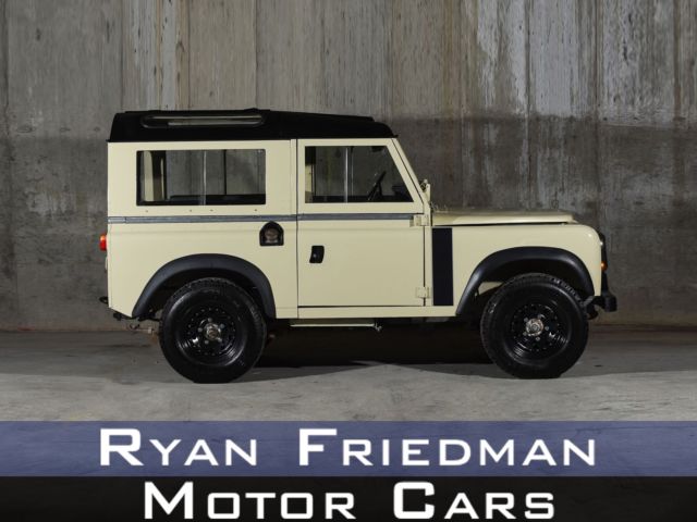 1980 Land Rover Santana 88 0 Cream 2 DR Manual 1980 Land Rover Santana 88