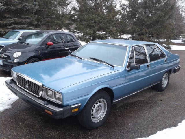 1980 Maserati Quattroporte 3 4.9L 2 owner, Cali car, 15K miles 1980 Maserati Quattroporte Sedan