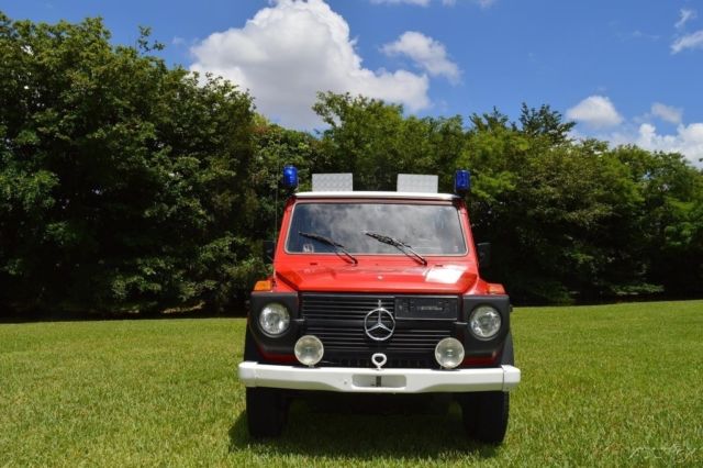 1980 Mercedes-Benz G-Class 1980 MERCEDES BENS G230 FIREFIGHTER TRUCK 4WD SUV - photo 2