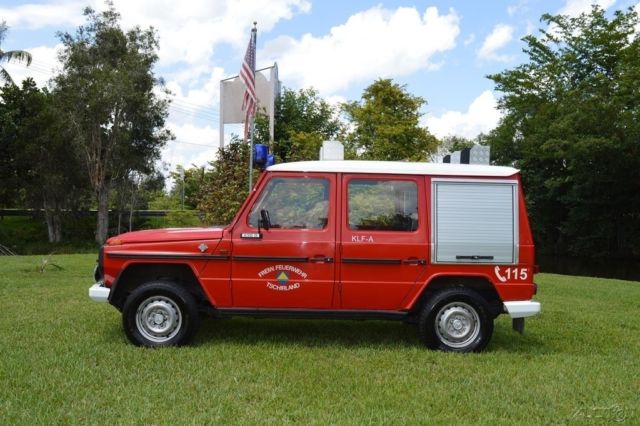 1980 Mercedes-Benz G-Class 1980 MERCEDES BENS G230 FIREFIGHTER TRUCK 4WD SUV - photo 3