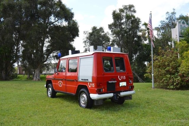 1980 Mercedes-Benz G-Class 1980 MERCEDES BENS G230 FIREFIGHTER TRUCK 4WD SUV - photo 4
